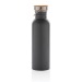 700ml-Flasche aus rostfreiem Stahl mit Bambusdeckel Geschäftsgeschenk