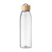 50cl Glasflasche mit aufgesetztem Bambusdeckel Geschäftsgeschenk