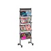 Brochure Displays Mobile  4 étagères 51 cm NOIR Geschäftsgeschenk