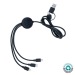 6-in-1-Kabel aus TPE und recyceltem Kunststoff RCS Geschäftsgeschenk