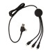 Helles 6-in-1-Kabel, kabel iphone ipad und mac Werbung
