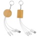 3-IN-1-USB-KABEL AUS BAMBUS Geschäftsgeschenk