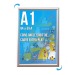 Cadre affichage Clic-clac mural A.1 (840x594mm) Geschäftsgeschenk