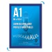 Cadre affichage Clic-clac mural A.1 bleu Geschäftsgeschenk