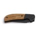 Canif en acier inoxydable et bois, Couteau pliant canif de poche Werbung