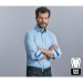 Kontrastfarbiges Fischgrätenhemd Geschäftsgeschenk
