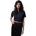 Chemise en popeline femme manches courtes Russell Collection Geschäftsgeschenk