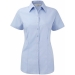 Chemise Femme Manche Courtes à Chevrons Russell Collection Geschäftsgeschenk