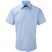 Chemise Homme Manche Courtes à Chevrons Russell Collection, Textile Russell Werbung