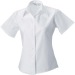 Chemise manches courtes femme sans repassage  Russell Collection, Textile Russell Werbung