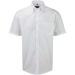 Chemise manches courtes homme sans repassage  Russell Collection, Textile Russell Werbung