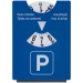 Disque stationnement raclette, disque de stationnement Werbung