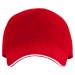 Casquette de 5 panneaux avec visière sandwish en contraste, Casquette - les meilleures ventes -  Werbung