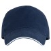 Casquette de 5 panneaux avec visière sandwish en contraste, Casquette - les meilleures ventes -  Werbung