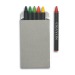 BRABO - Etui 6 crayons cire Geschäftsgeschenk