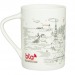 Grand mug 47cl en porcelaine, Mug en porcelaine Werbung