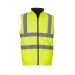 Hi-Vis Reversible Fleece Bodywarmer - Hochsichtbarer, umkehrbarer Bodywarmer Geschäftsgeschenk