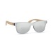 Lunettes de soleil en bambou et verre miroir, lunette de soleil Werbung