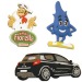 Flexibler pvc-Magnet 60x40mm Geschäftsgeschenk