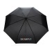 Mini-Regenschirm 20.5" rPET 190T Bambusgriff Impact AWARE, Nachhaltiger Regenschirm Werbung