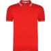 MONTREAL - Kurzärmeliges Poloshirt mit Kragen und Ärmelbündchen aus Rippstrick 1x1, Kurzärmeliges Polo-Shirt Werbung