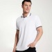 MONTREAL - Kurzärmeliges Poloshirt mit Kragen und Ärmelbündchen aus Rippstrick 1x1, Kurzärmeliges Polo-Shirt Werbung