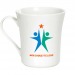 Mug élégant en porcelaine 28cl, Mug en porcelaine Werbung