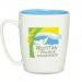 Mug carré en porcelaine 38cl Geschäftsgeschenk
