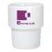 Mug empilable 30cl en porcelaine, Mug en porcelaine Werbung