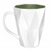 Moderne Tasse 28cm geo, Tasse aus Porzellan Werbung