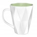 Moderne Tasse 28cm geo, Tasse aus Porzellan Werbung