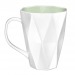 Moderne Tasse 28cm geo, Tasse aus Porzellan Werbung
