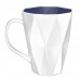 Moderne Tasse 28cm geo, Tasse aus Porzellan Werbung