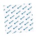 Nappe en papier blanc 80x80cm, nappe Werbung