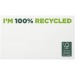 Mémos autocollants recyclés 127x75mm Sticky-Mate®, gadget écologique recyclé ou bio Werbung