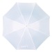 Parapluie automatique bicolore à poignée arrondie, parapluie standard Werbung