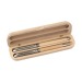Holzset mit Kugelschreiber und Rollerball, Set mit Rollerball-Kugelschreiber Werbung