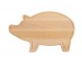 Schneidebrett Holzschweinchen Geschäftsgeschenk