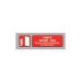 Schild Signa Plexi 170x50 mm STRAHLSCHNEIDER OBSTACLE (S.40) Geschäftsgeschenk