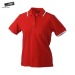 Kontrastreiches Damen-Poloshirt mit kurzen Ärmeln Geschäftsgeschenk