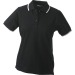 Kontrastreiches Damen-Poloshirt mit kurzen Ärmeln Geschäftsgeschenk