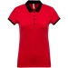 Polo piqué bicolore femme - Kariban, Textile Kariban Werbung