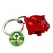 Porte-clés cochon mini recyclé, Porte-clés recyclé Werbung