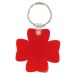 Schlüsselanhänger mit Trefoil-Token (25 mm Ring) Geschäftsgeschenk