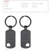 Porte-clés maison, porte-clés en métal sur stock Werbung