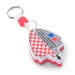 Porte-clés mousse eva 60x40 mm, porte-clés en mousse Werbung