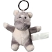 Nashorn Plüsch Schlüsselanhänger. Geschäftsgeschenk