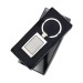 Porte-clés rectangulaire métal, porte-clés en métal sur stock Werbung