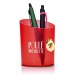 Pot à crayons plastique, pot à crayons Werbung