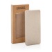 Powerbank aus Weizenstrohfaser 10.000 mAh, Notstrombatterie oder Powerbank Werbung